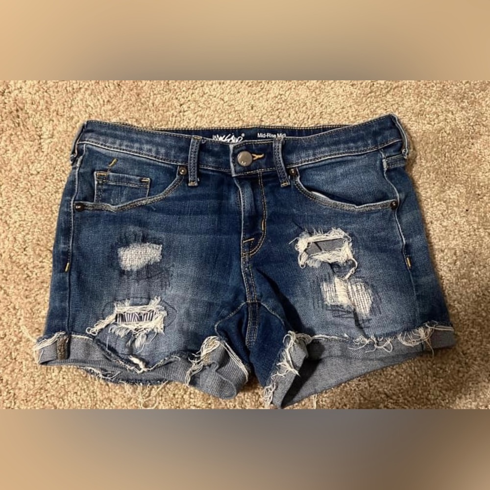 Denim shorts
